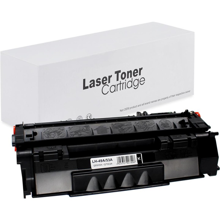 Toner pentru HP | Q5949A / Q7553A | negru | 3000 pag. | neutral boxHP-49A/53A-E1