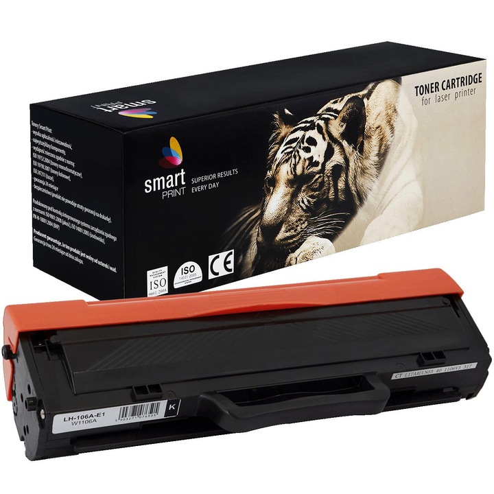 Toner pentru HP | W1106A | negru | 1000 pag. | neutral boxHP-106A-E1