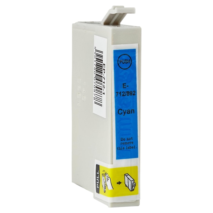 Cartus pentru Epson | C13T07124011 / T0712 | cyan | 12 ml