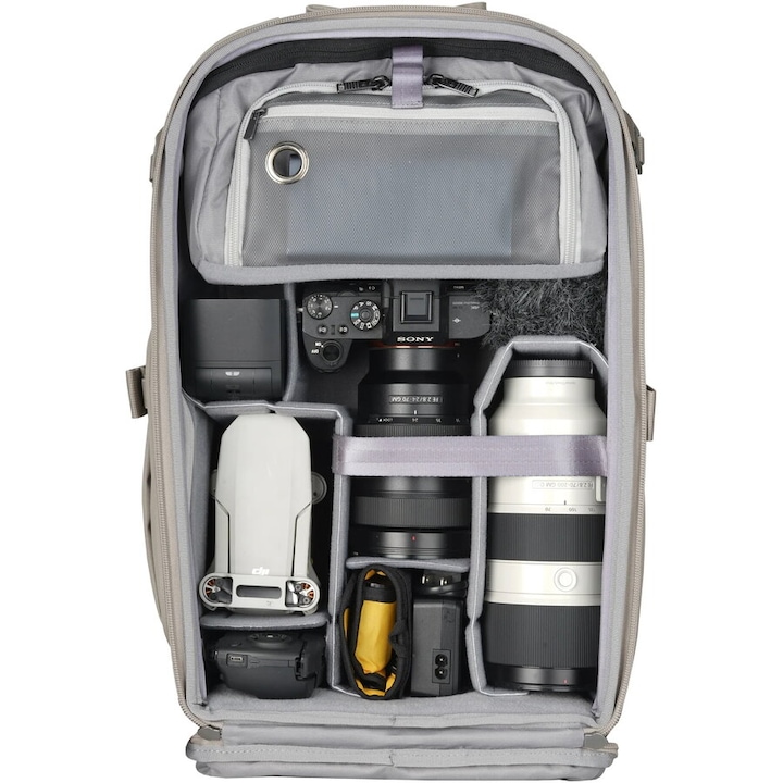 Rucsac foto Vanguard VEO METRO B25L, include husa de ploaie, capacitate 25 l, Crem