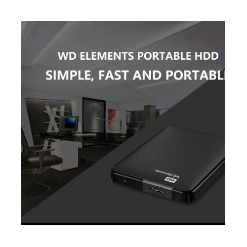 ポータブルHDD 4TB USB3.0ブラック WD Elements【未使用】 WD Elements