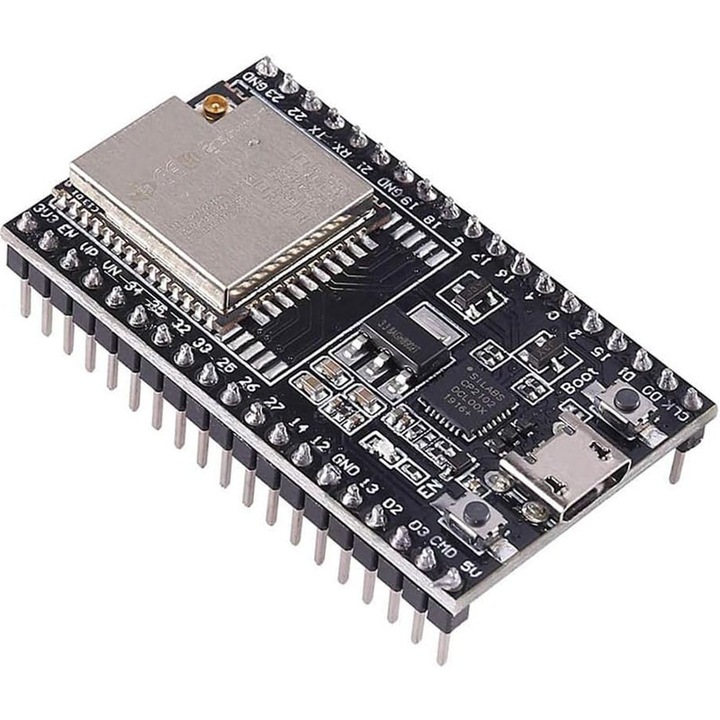 Платка за разработка ESP32-WROVER-32U DevKitC, Rqiurpn, WiFi 2.4GHz, Bluetooth BLE4.2