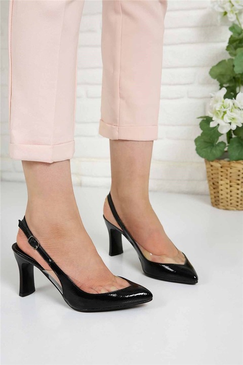 Női cipők, Velúr, Moda Trend, 297125, Fekete, 39