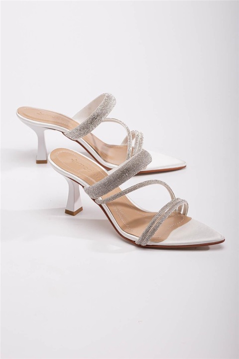 Női cipő, Szatén, Moda Trend, 370733, Bézs, 36