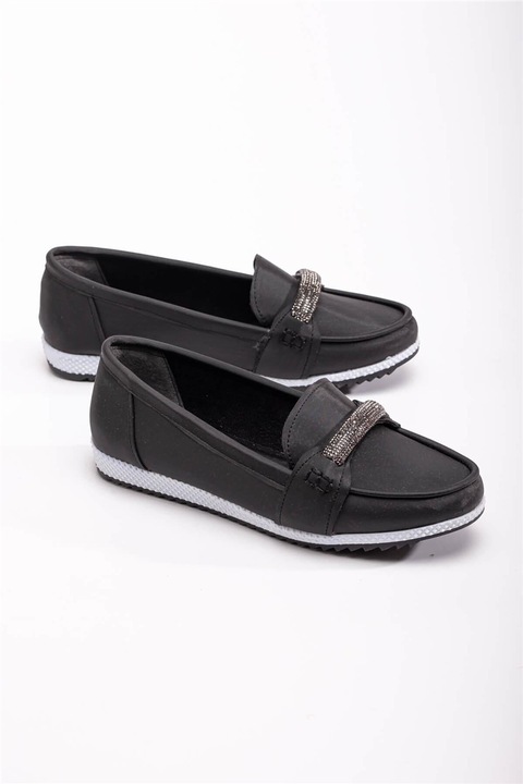 Női cipők, Szatén, Moda Trend, 370705, Fekete, 39