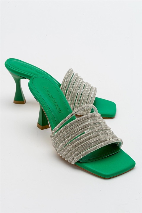 Női cipő, Ökológiai bőr, Moda Trend, 381721, Zöld, 39