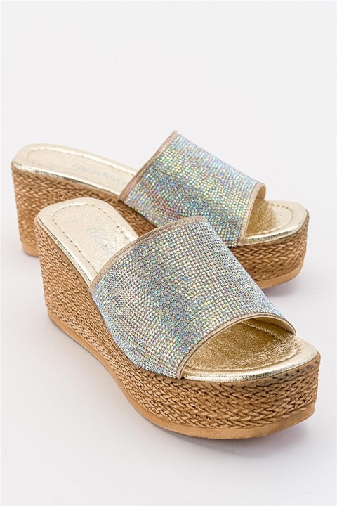 Női cipők, Öko bőr, Moda Trend, 381890, Arany, 39