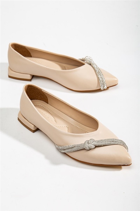 Női cipők, Ökológiai bőr, Moda Trend, 367220, Bézs, 38