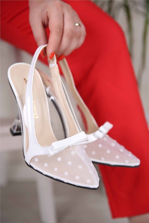 Női cipő, Öko bőr, Moda Trend, 300718, Fehér, 36