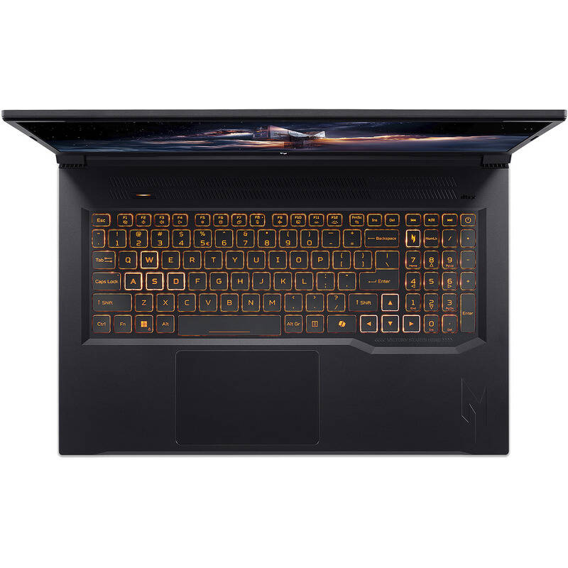 Laptop Acer Nitro V17 AI FHD 17.3 inch AMD Ryzen 5 240 16GB 512GB SSD RTX 5050 Windows 11 Home Obsidian Black