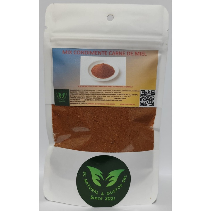 MIX DE CONDIMENTE PENTRU CARNE DE MIEL – Aroma intensa, gust desavarsit 100 g