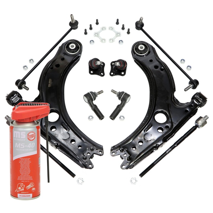 Master-Sport felfüggesztőrugó készlet, első, 8,75kg, Audi A3, Seat Leon, Skoda Octavia, VW Golf, Bora modellekhez