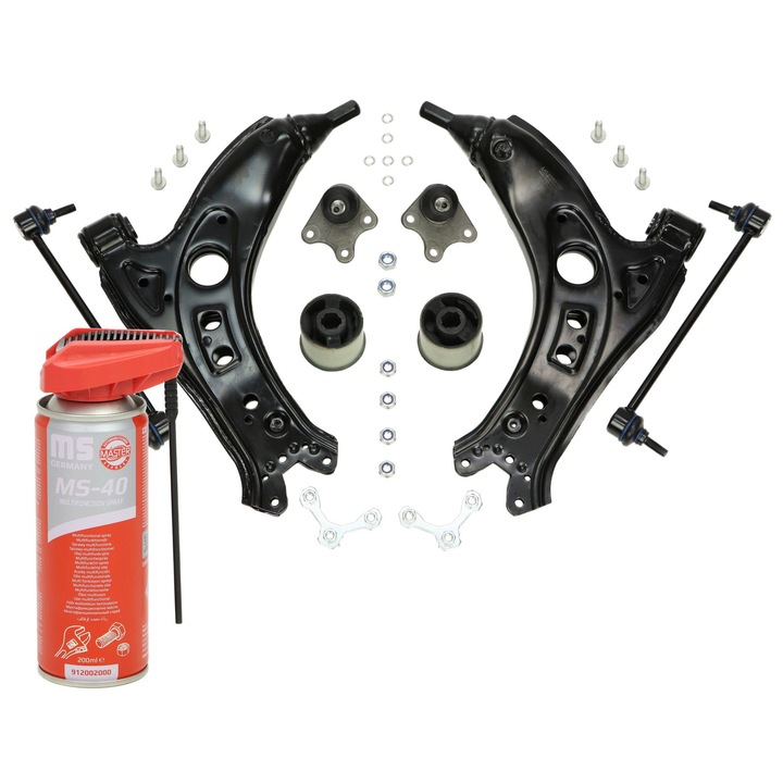 Master-Sport lengőkar készlet, első, 5 darabos, kopásálló, 7,71 kg