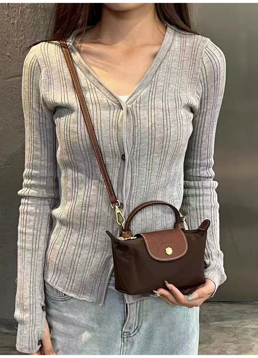 Мини чанта за рамо, с презрамка, 17x11см, за жени, модел с дупки, комплект.