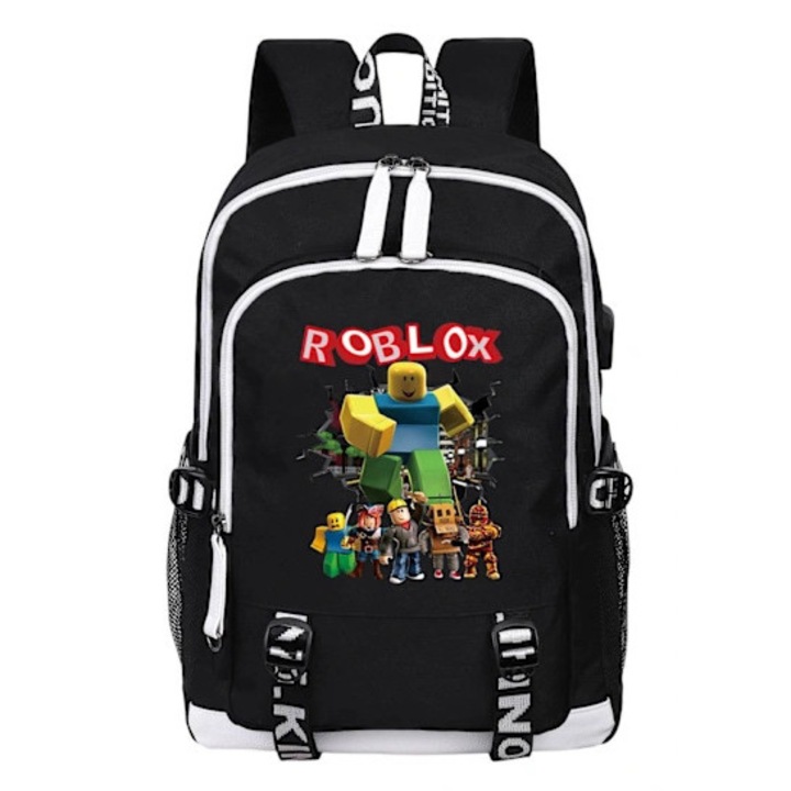 Gyermek hátizsák, Roblox modell, 30x16x43cm, Oxford anyag, állítható pántok