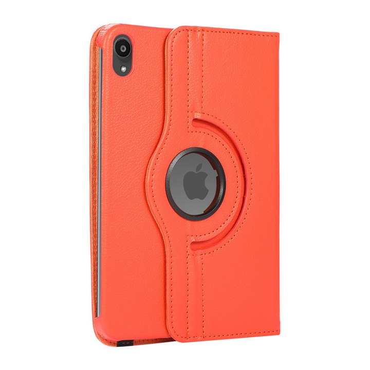 Husa tableta HERUSI iPad 11 inch 2025 10.9 inch 2022 portocaliu rotativa 360°
