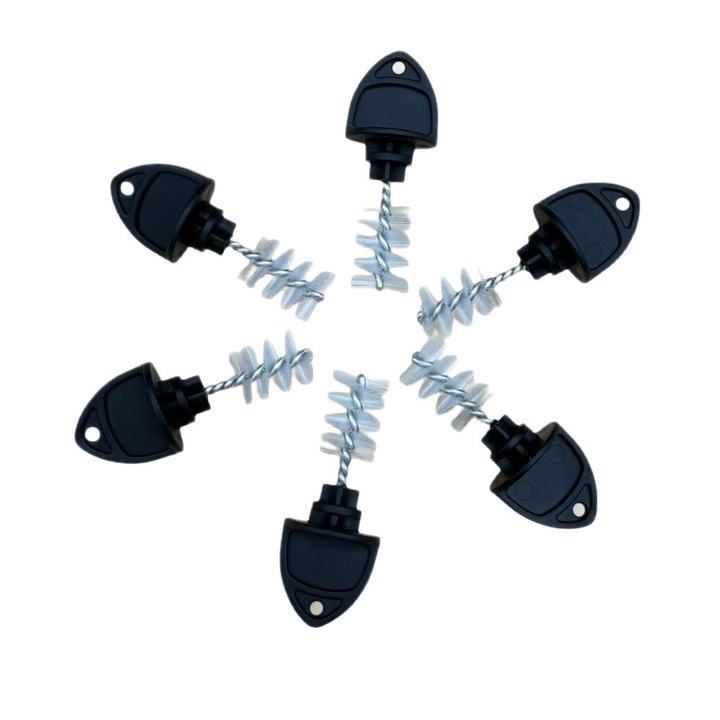 Set 10 perii curatare robinet bere HERUSI negru 6x2.4x2.4cm