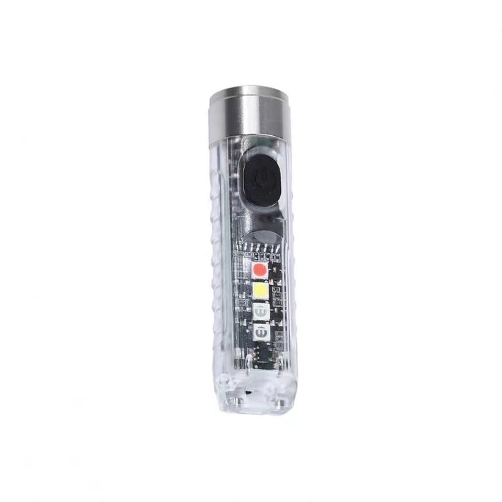 HERUSI mini USB újratölthető lámpa, 400 lumen, többszínű, kompakt IP65