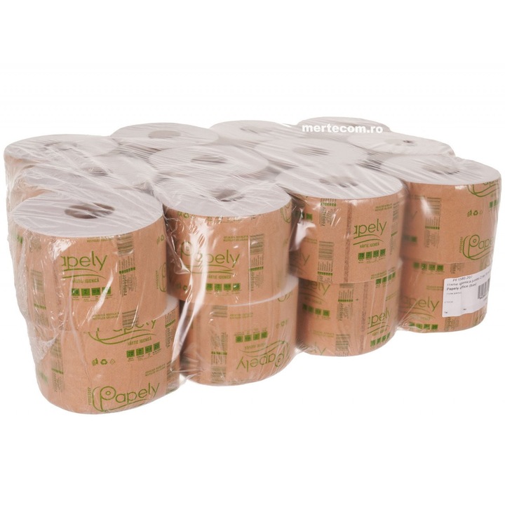 Hartie igienica Papely 24role 70m 2straturi, celuloza reciclata