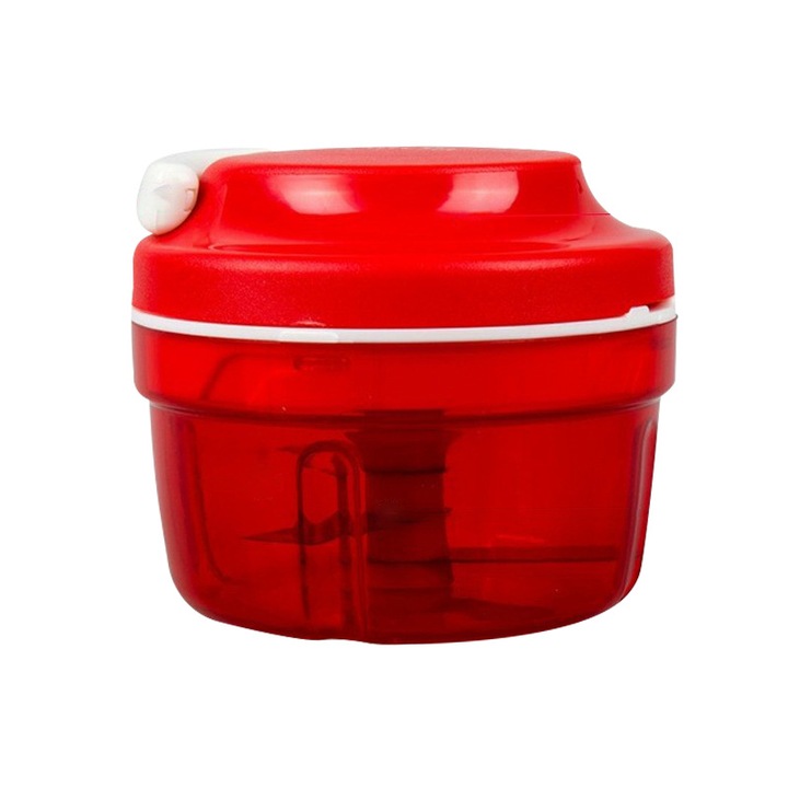 Tupperware Turbo-Chef D158 hagymavágó, piros, szett