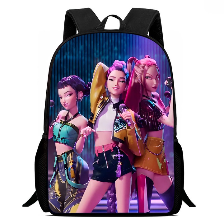 HERUSI K-Pop Witch Hunters hátizsák, könnyű, 39x29x12.5cm, többszínű