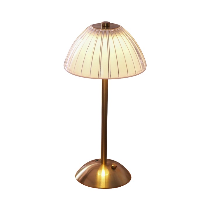 Lampa de masa LED HERUSI, fara fir, reglabila, 3 culori, 400g, 2000mAh