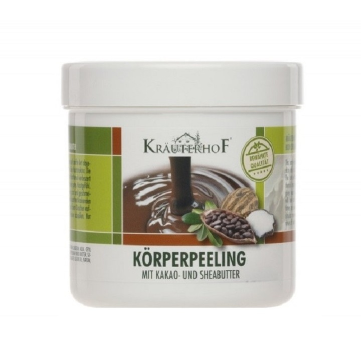 Crema de corp exfolianta cu cacao si unt de shea 400ml