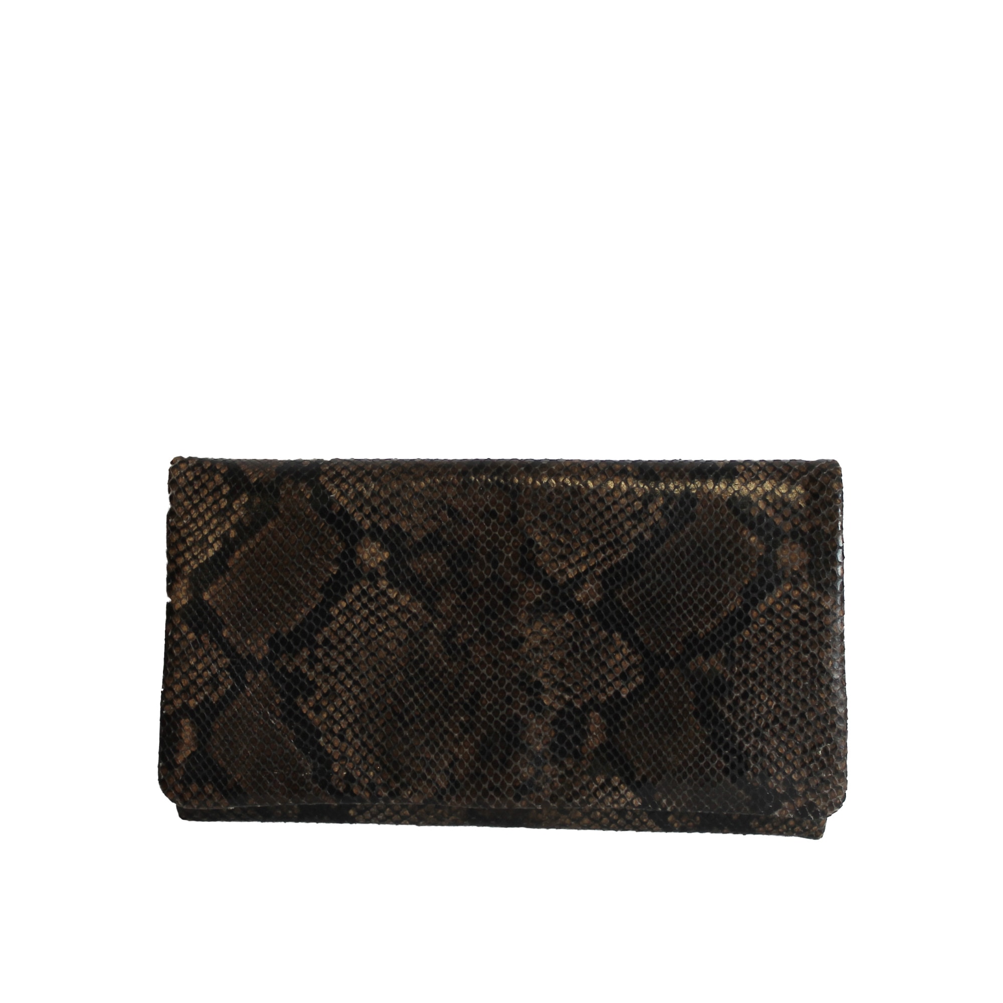 Geanta plic din piele naturala, Dellaconte, Maro Inchis 8466