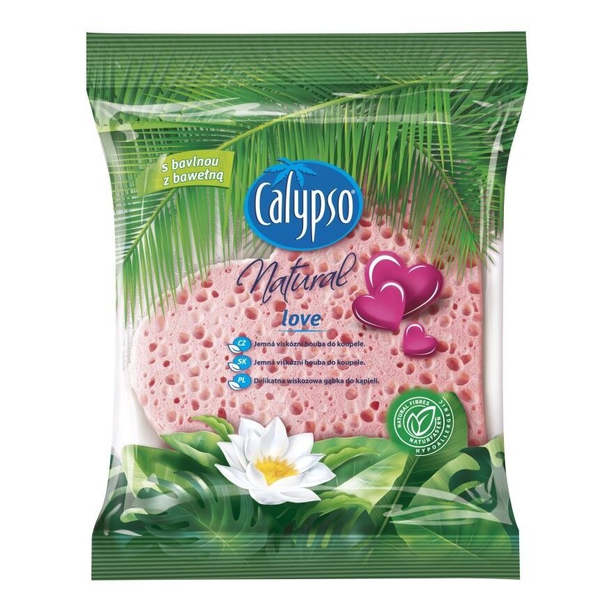 Burete de baie Spontex, Roz