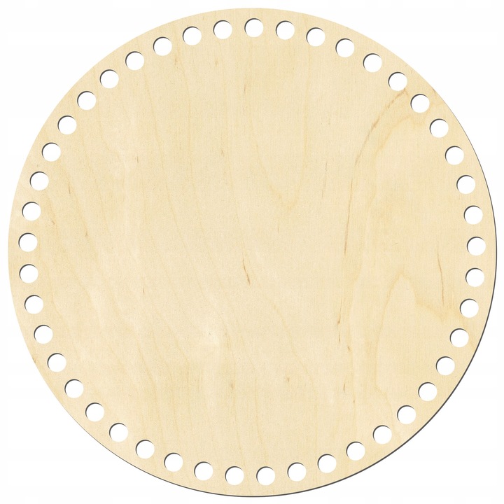 Fából készült kerek alap 25x25cm 6mm SMX Design