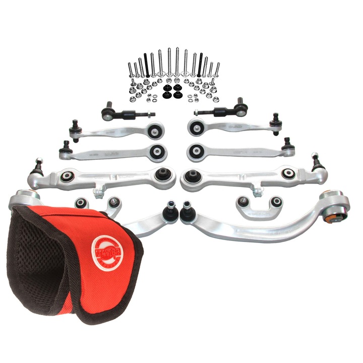 Felfüggesztés készlet, Master Sport Germany, Audi A4 B6-hoz kompatibilis, első rész, 12.34 kg