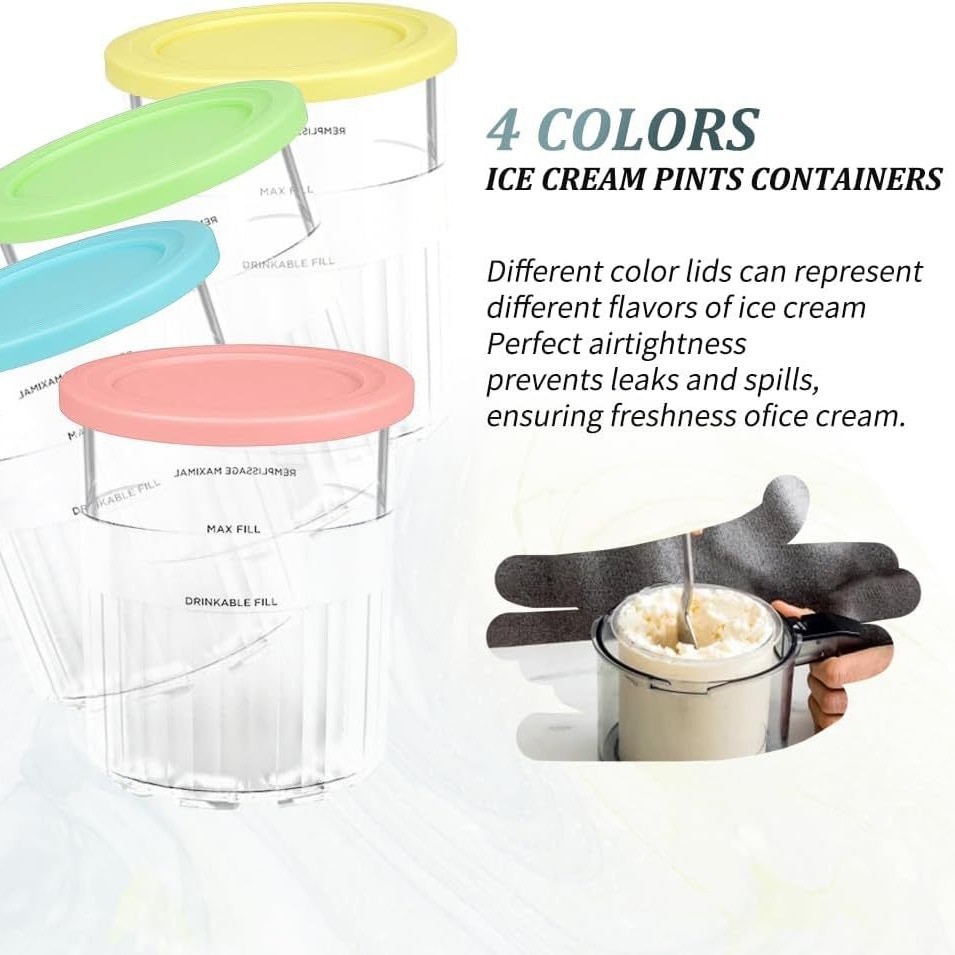 CONTENITORI PINTA GELATO per pinte ninja creami con EUR 25,75 - PicClick IT