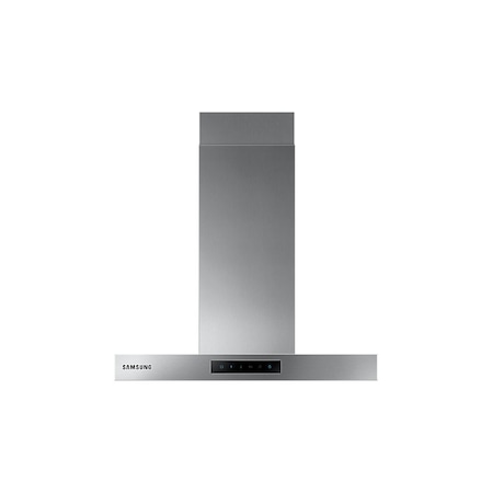 Hota incorporabila decorativa Samsung NK24M5060SS/UR, Putere de absorbtie 531 m3/h, 1 motor, 60 cm, Control tactil, Booster, Indicator saturare filtru, LED, Inox