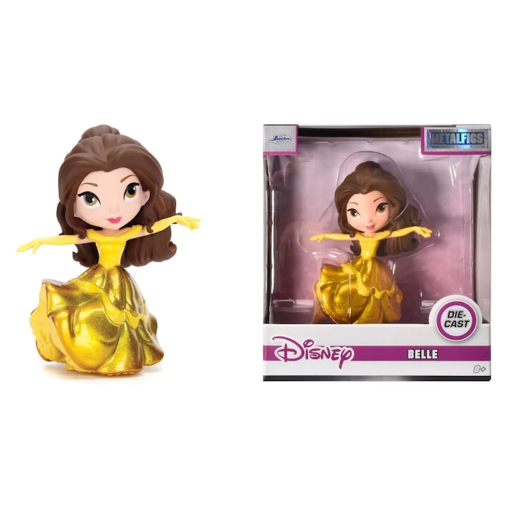 Jada фигурка Disney Princess Бел със златна рокля 10см