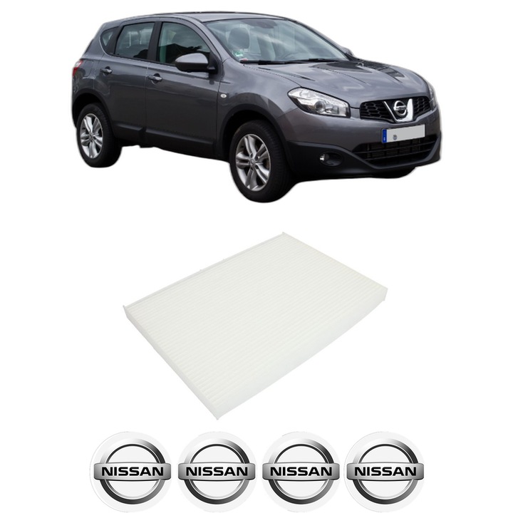 Filtru habitaclu polen NISSAN QASHQAI I VAN (J10) 2.0 All-wheel Drive din 2013-2014 KW 104 CP 141 CMC 1997, Auto, Bosch, 4x Stickere auto cu NISSAN