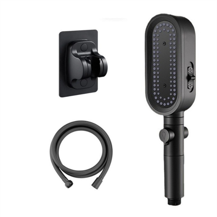 Set de dus inteligent din 3 piese, Negru, 150 cm
