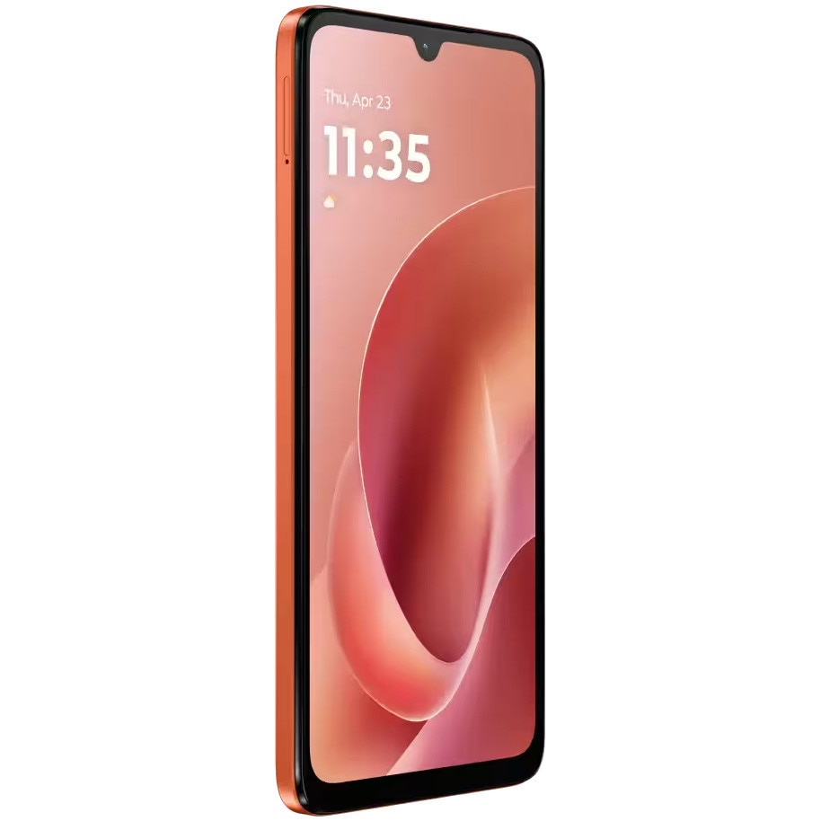 Telefon mobil Motorola g06, Dual SIM, 256GB, 4GB RAM, Arabesque Orange