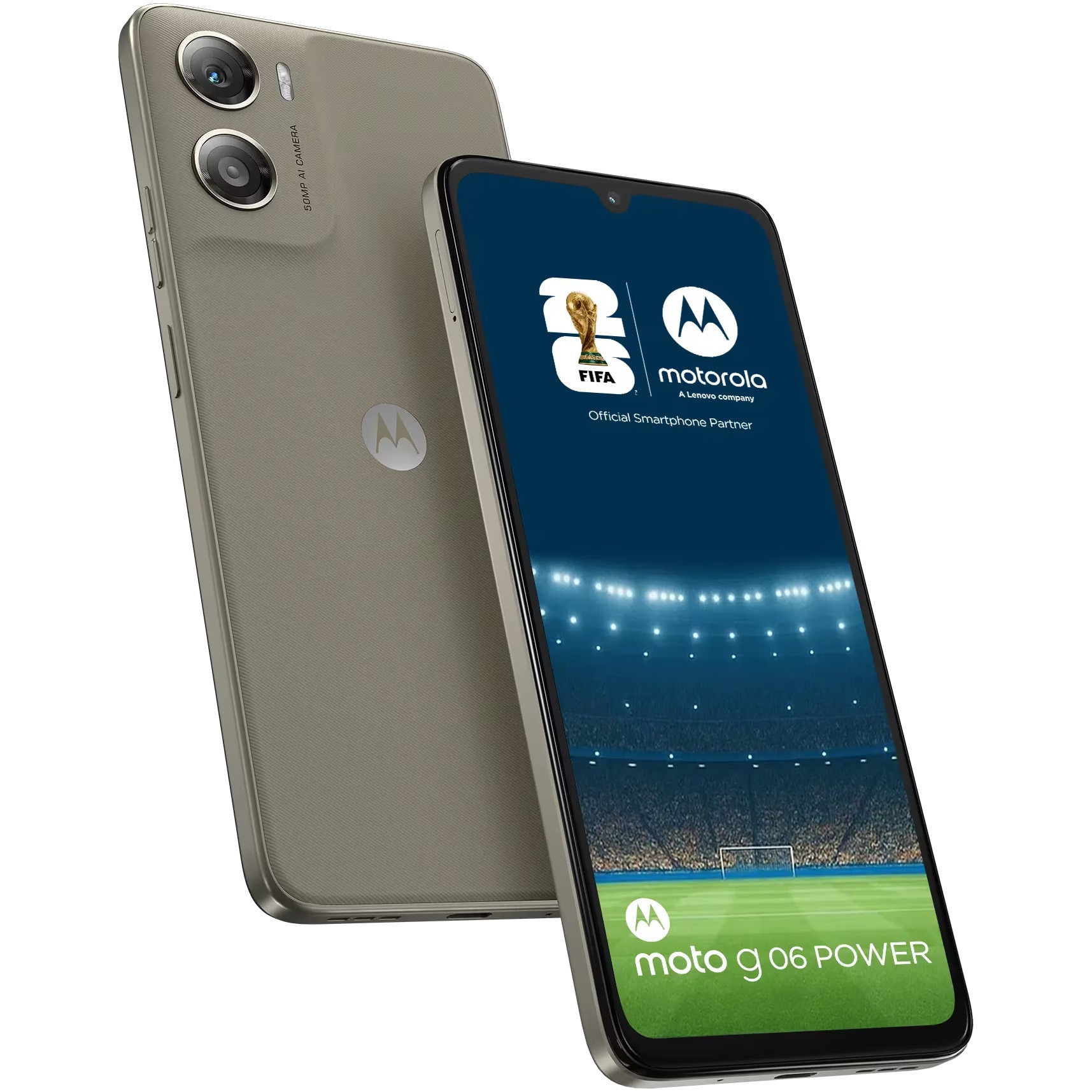 Telefon mobil Motorola g06 Power, Dual SIM, 256GB, 4GB RAM, Laurel Oak