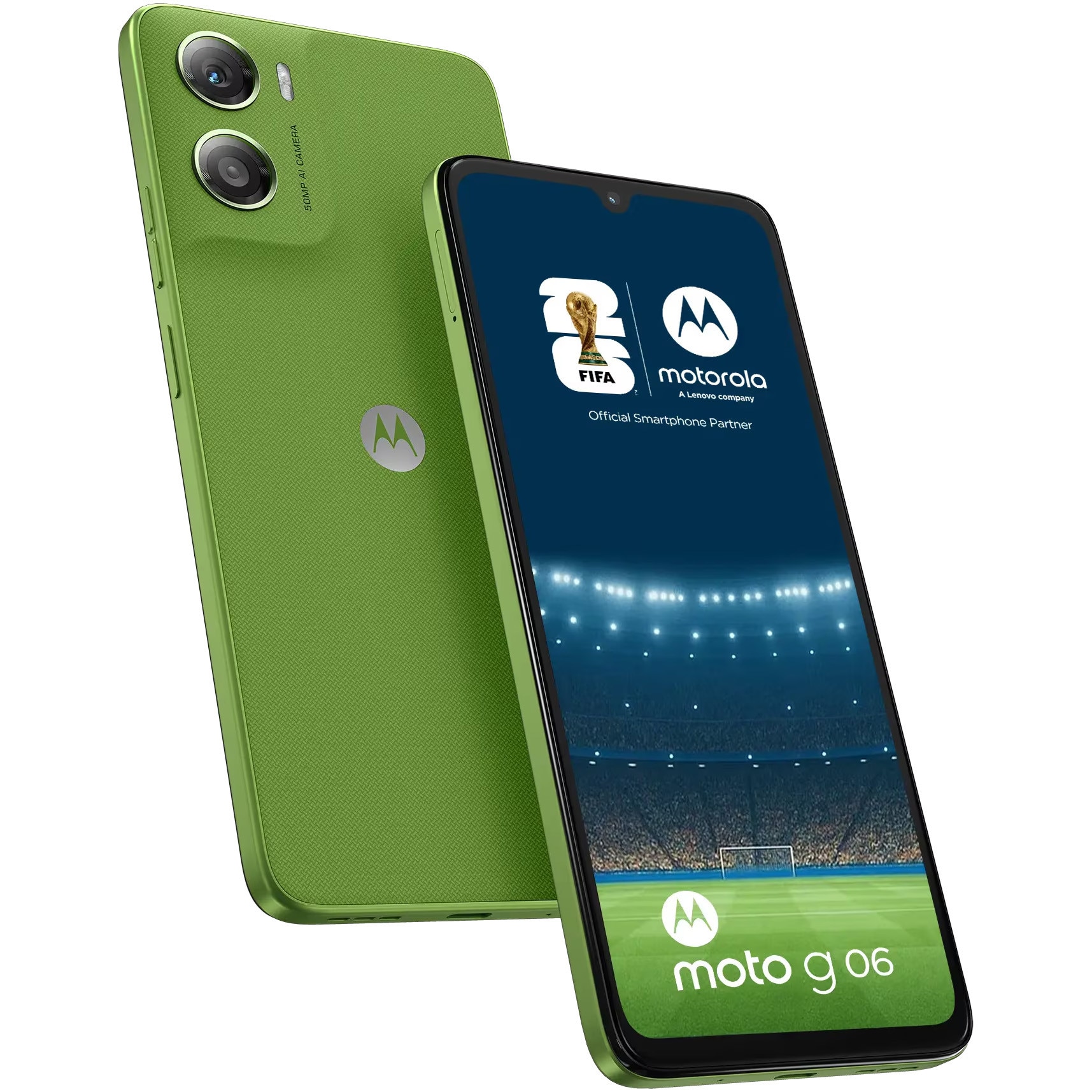 Telefon mobil Motorola g06, Dual SIM, 64GB, 4GB RAM, Tendril Green