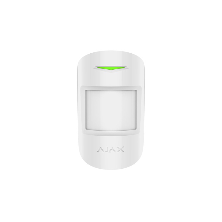 Senzor de miscare wireless Ajax MotionProtect, culoare alb