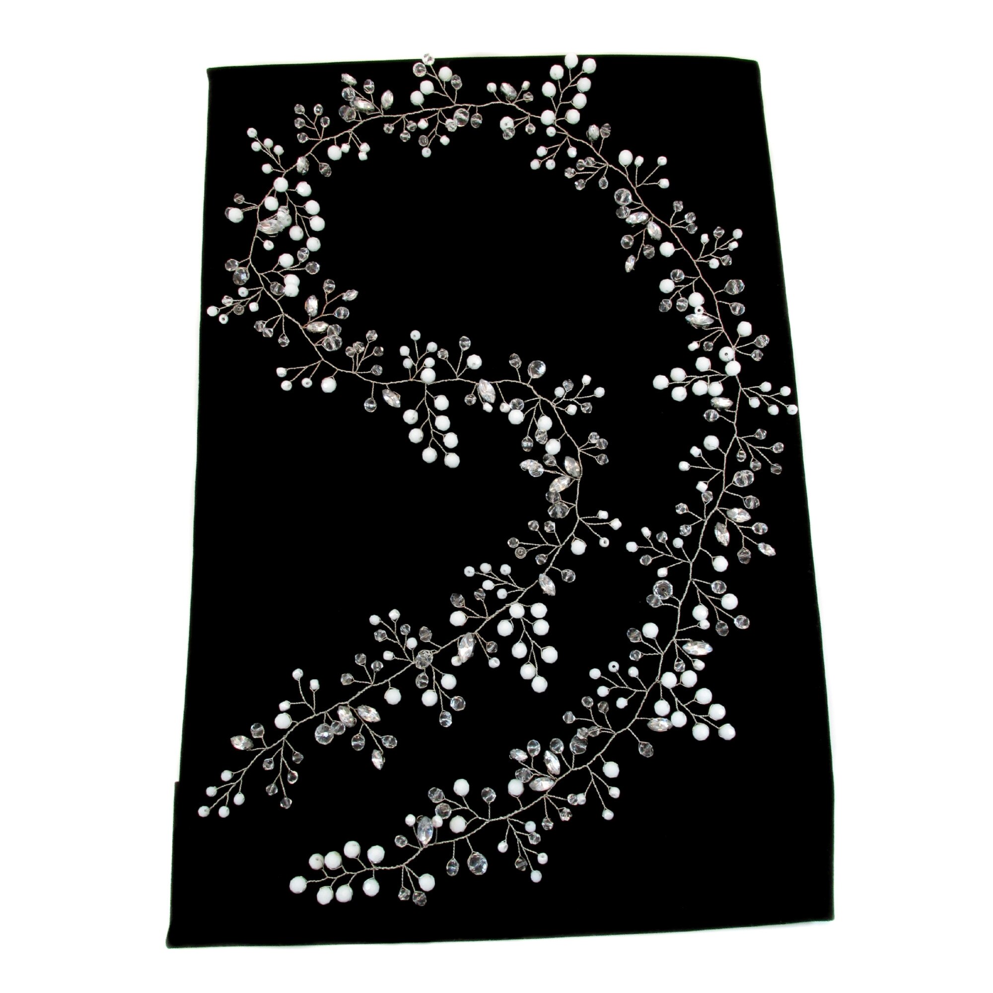 Accesoriu par mireasa alb Elegant Twig