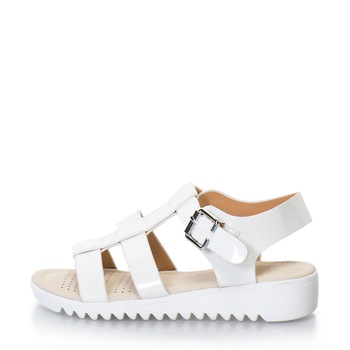 Sandale cu talpa joasa, Release, Piele sintetica, Alb Sandale cu talpa joasa, Release, Piele sintetica, Alb