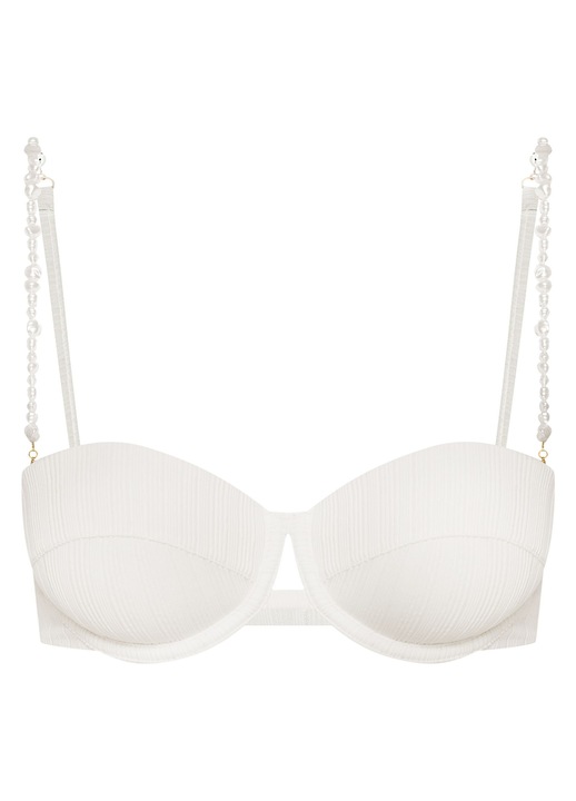 Sutien de baie tip push-up Alb Pearl Esotiq, Alb