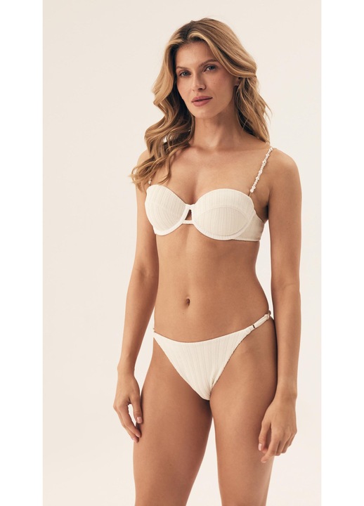 Sutien de baie tip push-up Alb Pearl Esotiq, Alb