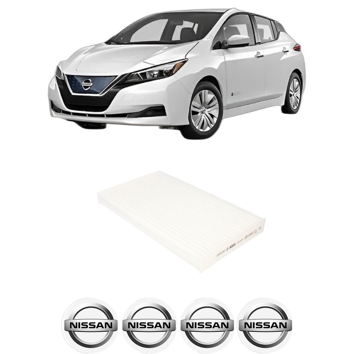 Utastérlevegő szűrő, pollen NISSAN LEAF (ZE1) Electric 2017-től KW 110 LE 150 CMC n/a, Auto, Bosch, 4x Autómatrica NISSAN
