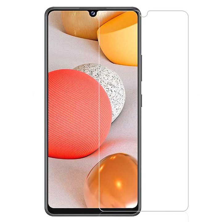 Защитно фолио, Закалено стъкло, за Oppo Reno A80, 9H Cushion Glass, Пълно залепване, Съвместим с калъф, Прозрачен