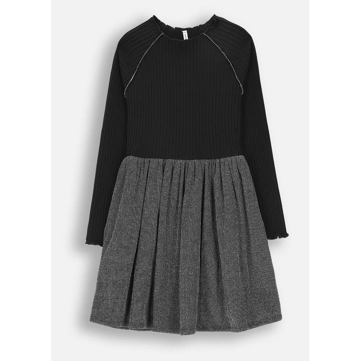 Rochie tricotata ZC4129101EPG-021, Negru