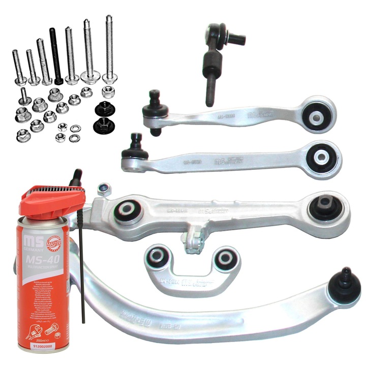 Set brate suspensie Master Sport Germany, pentru Audi A4 B5/A6 C5/Skoda Superb I/VW Passat B5/B5.5, 36792L-SET-MS