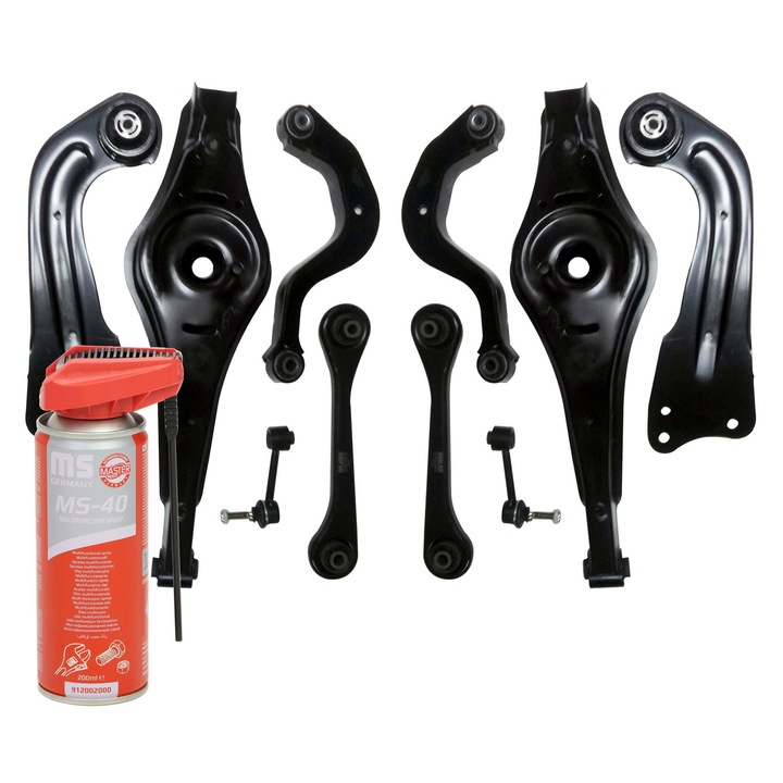 Hátsó felfüggesztés lengőkar készlet, Master Sport Germany, Audi A3-hoz, 36866-KIT-MS