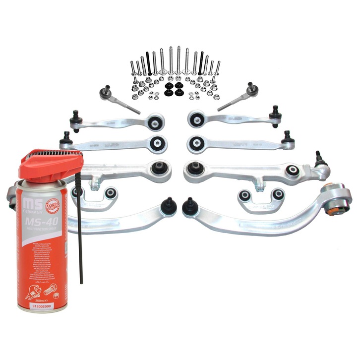 Felfüggesztés lengőkar készlet Master Sport Germany, Audi A6 C5, Skoda Superb I/VW Passat B5.5, első rész, 36794-SET-MS